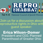 [Kiddush Club] Repro Shabbat feat. Guest Speaker Erica Wilson-Domer
