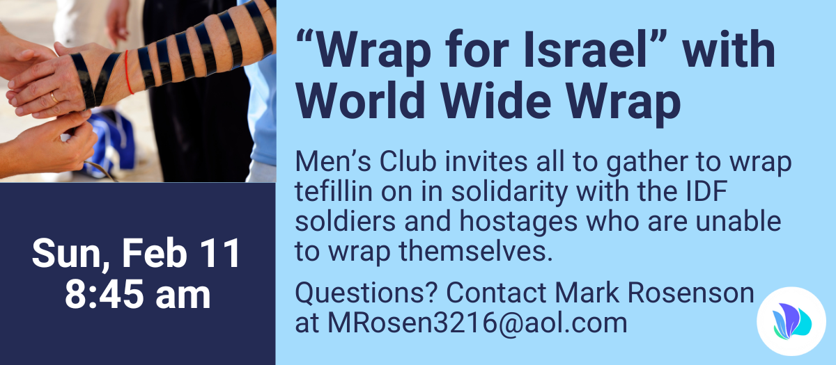 "Wrap for Israel" during the World Wide Wrap