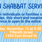 Inclusion Shabbat Service